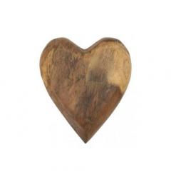Questo cuore in teak riciclato fatto a mano - Arrediorg
