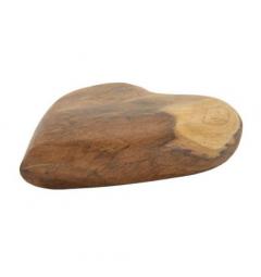 Questo cuore in teak riciclato fatto a mano - Arrediorg