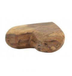 Questo cuore in teak riciclato fatto a mano - Arrediorg