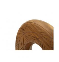 Scultura rotonda in teak riciclato - Arrediorg