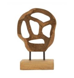 Scultura in teak riciclato - Arrediorg