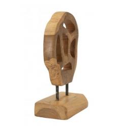 Scultura in teak riciclato - Arrediorg