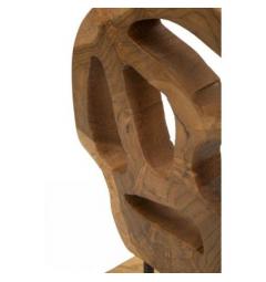 Scultura in teak riciclato - Arrediorg