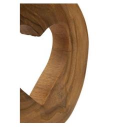 Scultura in teak riciclato dalle forme irregolari - Arrediorg