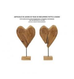 Scultura a forma di cuore - Arrediorg