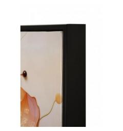 Dipinto su tela completo di telaio in legno e cornice in metallo nero - Arrediorg