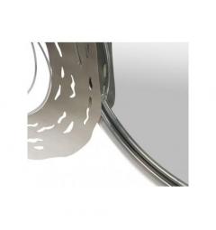 Pannello decorativo 3D da parete in metallo argento - Arrediorg