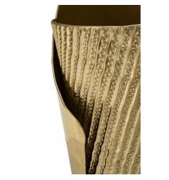 Set di 3 eleganti vasi in metallo dorato - Arrediorg