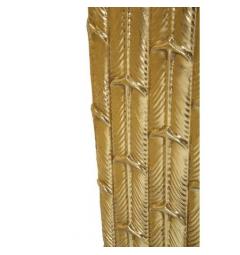 Set di 2 eleganti vasi dorati con trama geometrica - Arrediorg