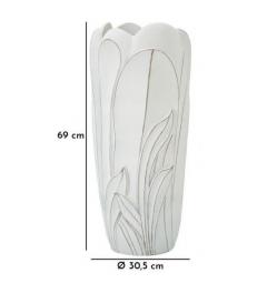 Vaso in ceramica dal design sinuoso - Arrediorg