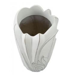 Vaso in ceramica dal design morbido e sinuoso - Arrediorg