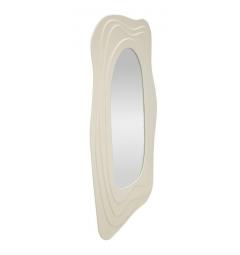 Specchio da parete bianco dalle forme sinuose moderno - Arrediorg
