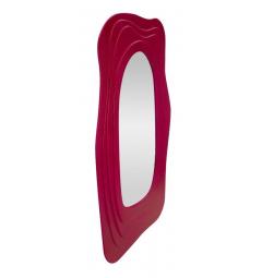 Specchio da parete fucsia dalle forme sinuose moderno - Arrediorg