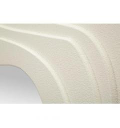 Specchio da parete bianco dalle forme sinuose moderno - Arrediorg