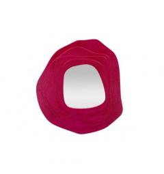 Specchio da parete fucsia dalle forme sinuose moderno - Arrediorg