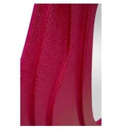 Specchio da parete fucsia dalle forme sinuose moderno - Arrediorg