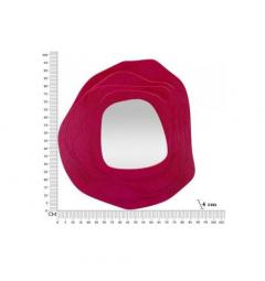 Specchio da parete fucsia dalle forme sinuose moderno - Arrediorg