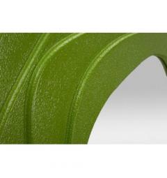Specchio da parete verde dalle forme sinuose moderno - Arrediorg