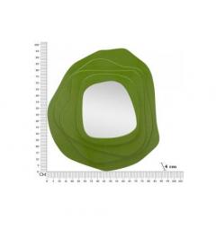 Specchio da parete verde dalle forme sinuose moderno - Arrediorg