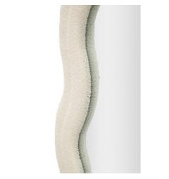 Specchio da parete crema con cornice in legno - Arrediorg