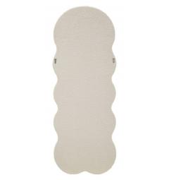 Specchio da parete crema con cornice in legno - Arrediorg