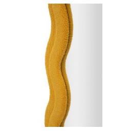 Specchio da parete senape con cornice - Arrediorg