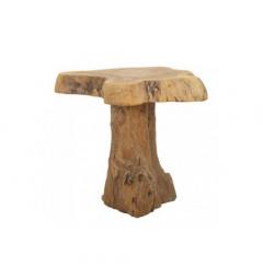 Sgabello in teak riciclato offre un tocco di eleganza naturale e sostenibile - Arrediorg