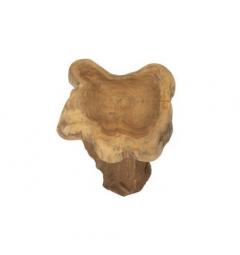 Sgabello in teak riciclato offre un tocco di eleganza naturale e sostenibile - Arrediorg