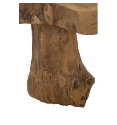 Sgabello in teak riciclato offre un tocco di eleganza naturale e sostenibile - Arrediorg