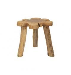 Tavolinetto dalle forme irregolari in teak riciclato - Arrediorg