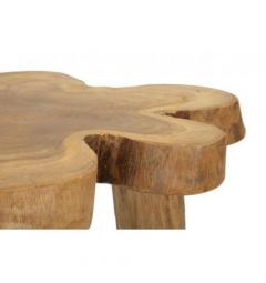 Tavolinetto dalle forme irregolari in teak riciclato - Arrediorg