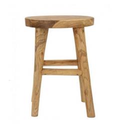 Sgabello in teak riciclato - Arrediorg