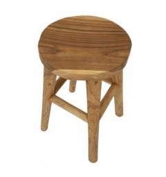 Sgabello in teak riciclato - Arrediorg