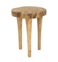 Sgabello in teak riciclato - Arrediorg