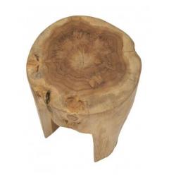 Sgabello in teak riciclato eleganza naturale e sostenibile - Arrediorg