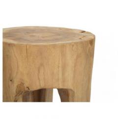 Sgabello in teak riciclato eleganza naturale e sostenibile - Arrediorg