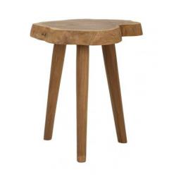 Sgabello in teak riciclato - Arrediorg