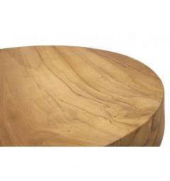 Sgabello in teak riciclato offre un tocco di eleganza naturale - Arrediorg