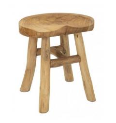Sgabello in teak riciclato - Arrediorg