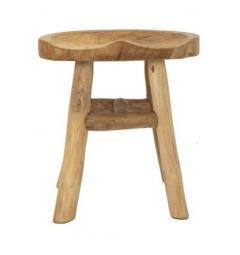 Sgabello in teak riciclato - Arrediorg