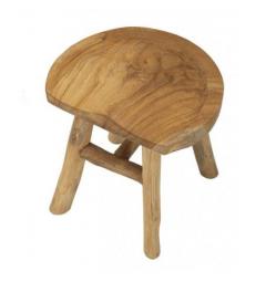 Sgabello in teak riciclato - Arrediorg