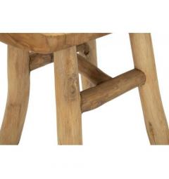 Sgabello in teak riciclato - Arrediorg