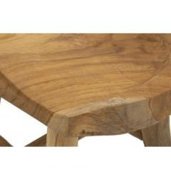 Sgabello in teak riciclato - Arrediorg