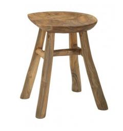 Sgabello in teak riciclato - Arrediorg