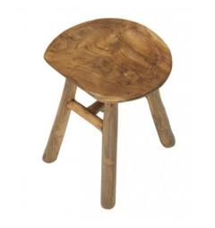 Sgabello in teak riciclato - Arrediorg