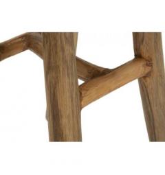 Sgabello in teak riciclato - Arrediorg