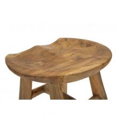 Sgabello in teak riciclato - Arrediorg