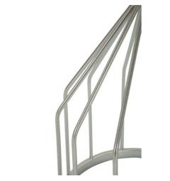 Tavolinetto elegante con base in metallo argentato - Arrediorg