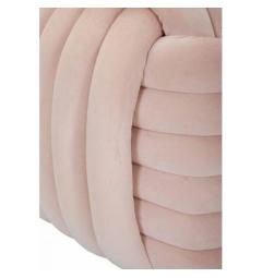Pouf annodato in velluto rosa - Arrediorg