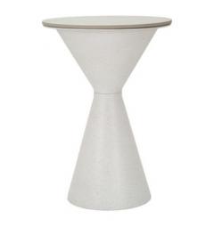 Tavolinetto con base in ferro e top in ceramica - Arrediorg